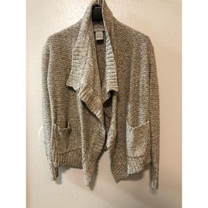 Tan Knit Cardigan